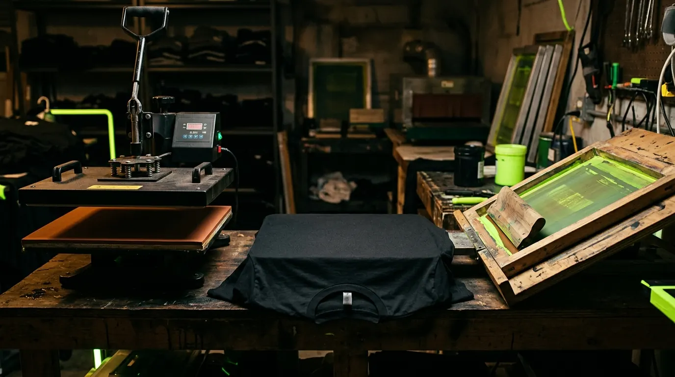 Screen Printing vs Heat Press: Which Is Better for Custom Shirts?