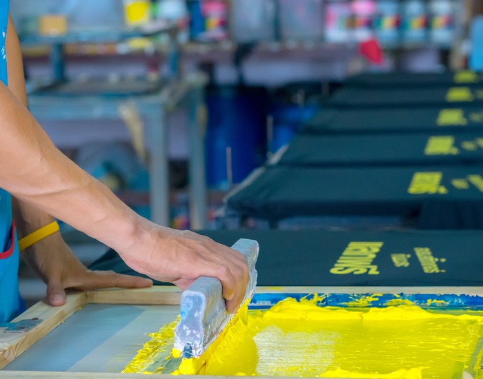 T-shirt screen printing