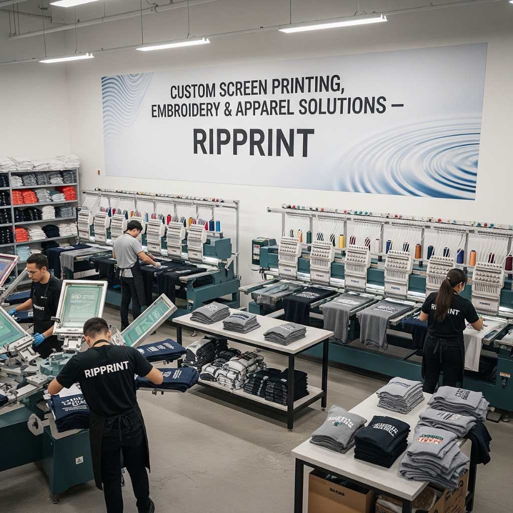 custom screen printing and embroidery