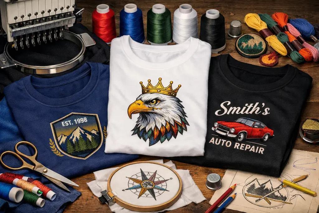 Embroidered T Shirts